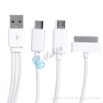 Shenzhen Yabta Multifunctional USB Charging Cable, 3 in 1 Charging Cable For Iphone/Sumsang
